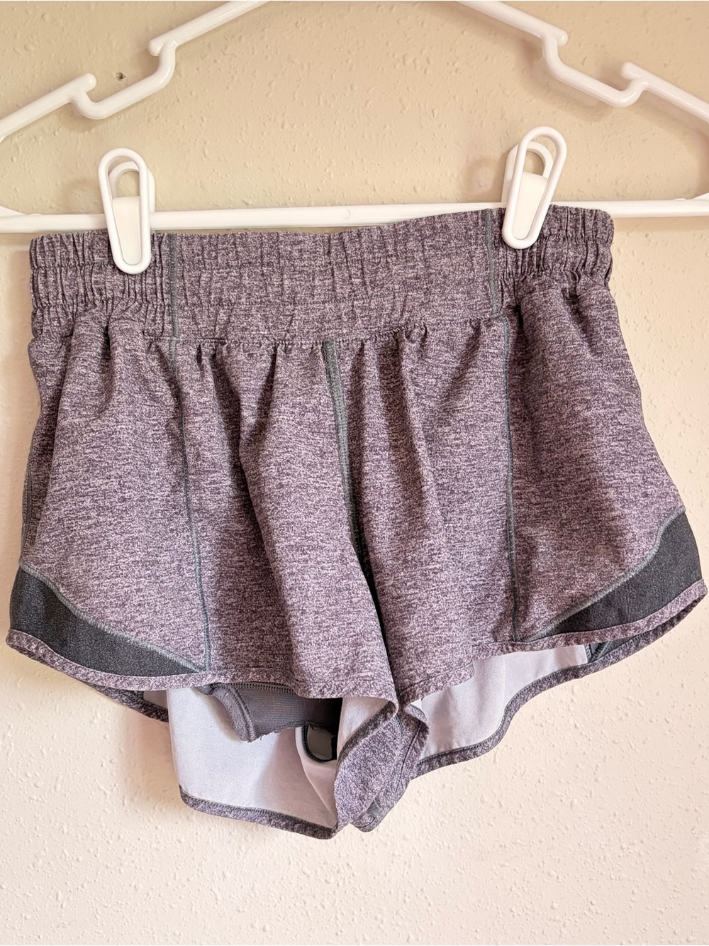 Lululemon Hotty Hot Gray Athletic Shorts